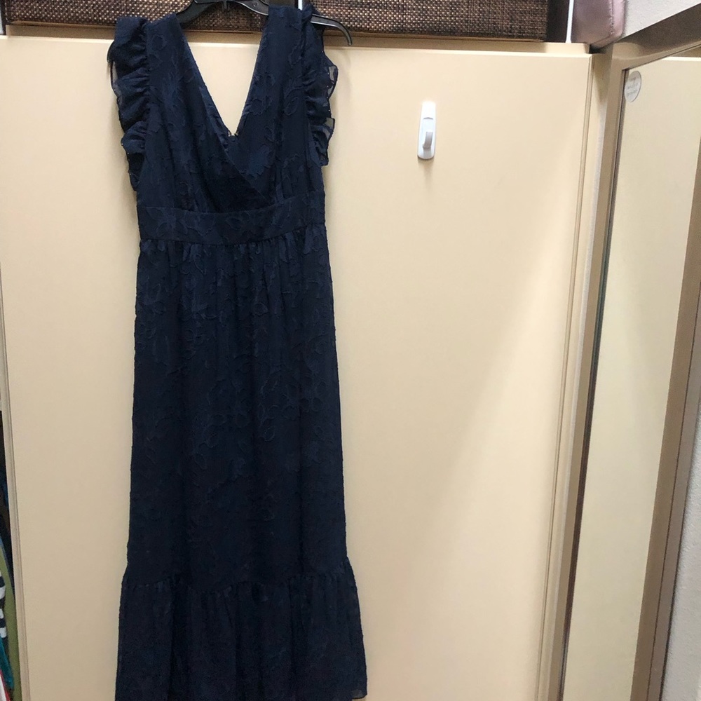 Lilly Pulizer long navy dress